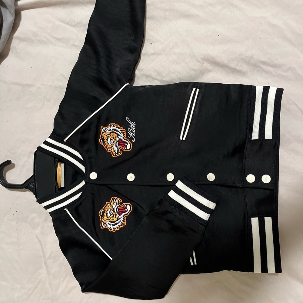 Kith Black Jacket with Gold Accent